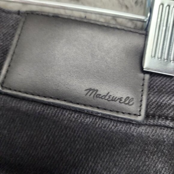 Madewell Jeans Womens 27 Black Stretch Mid Rise Cali Demi Boot - Picture 9 of 13